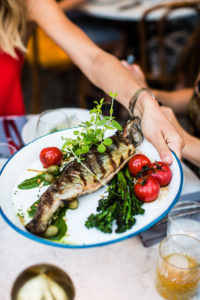 Whole hot smoked rainbow trout