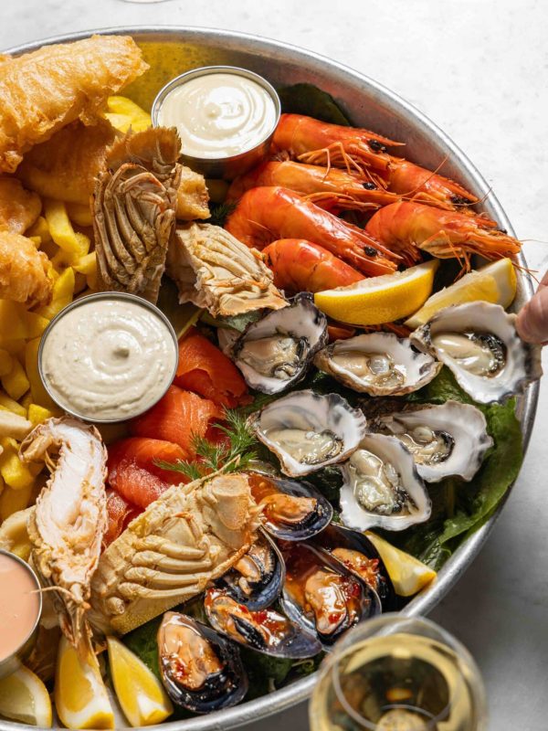 Harbourside Seafood Platter at love fish in Sydney